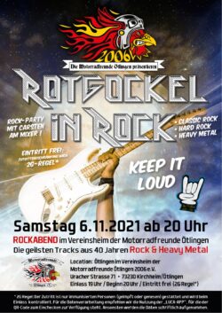 Rotgockel in Rock