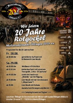 20 Jahre Rotgockel - Motorradfreunde Ötlingen 2006 e.V.